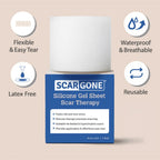 ScarGone Scar Management Set | Complete 3-Step Home Scar Treatment Kit