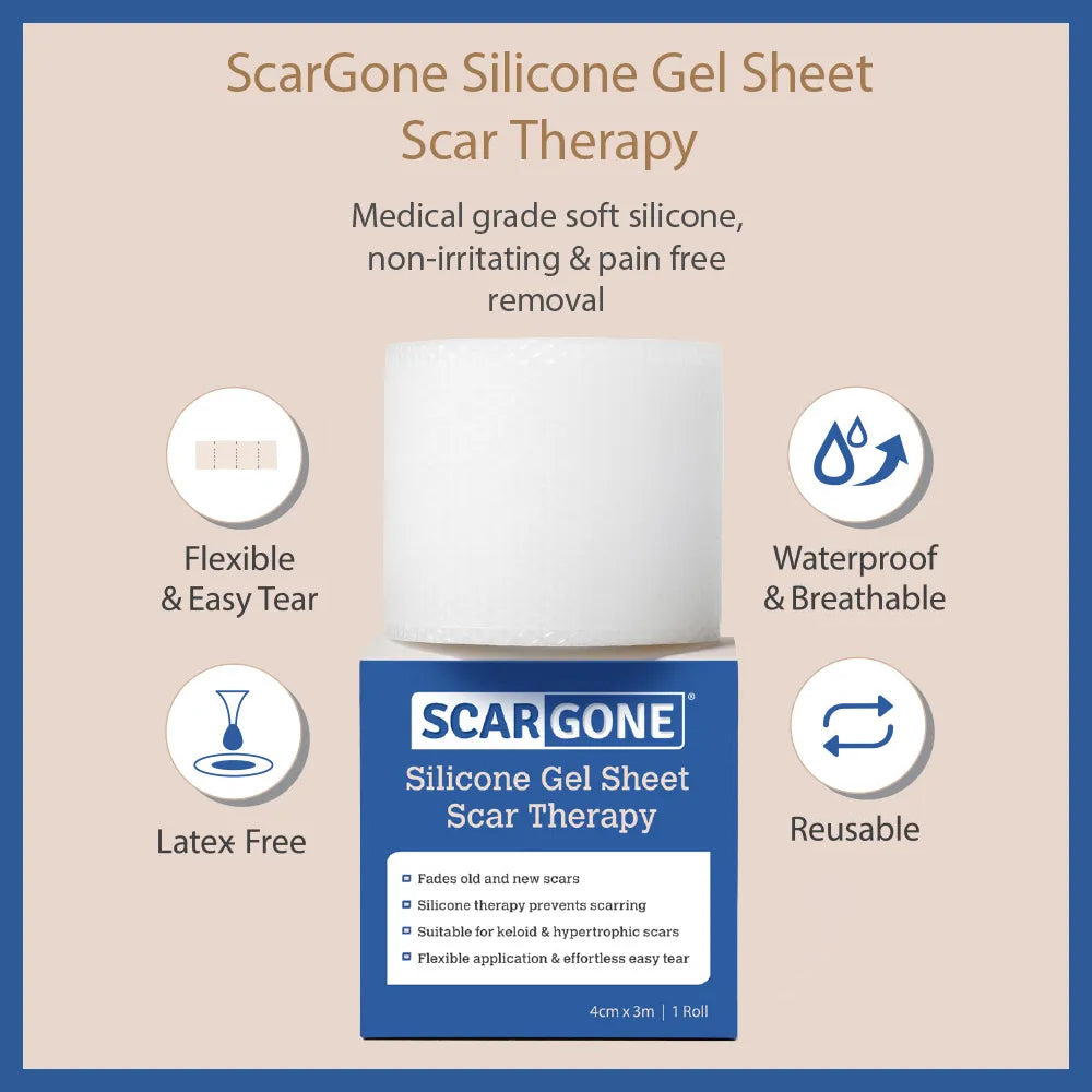 ScarGone Complete Silicone Scar Therapy Pack
