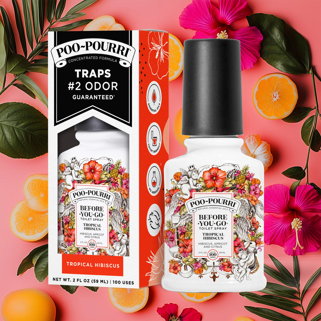 Poo Pourri Tropical Hibiscus Before-You-Go Toilet Spray
