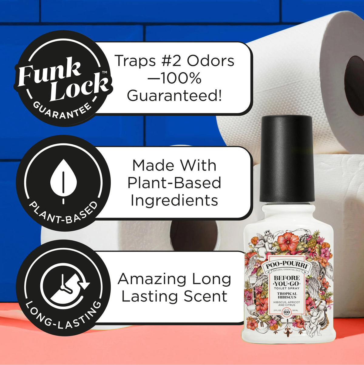 Poo Pourri Tropical Hibiscus Before-You-Go Toilet Spray