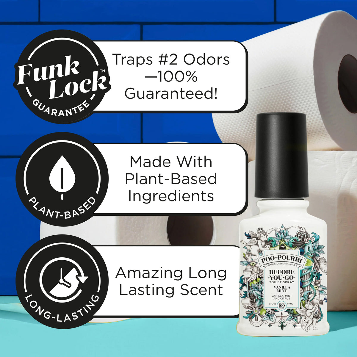 Poo Pourri Vanilla Mint Before-You-Go Bathroom Spray