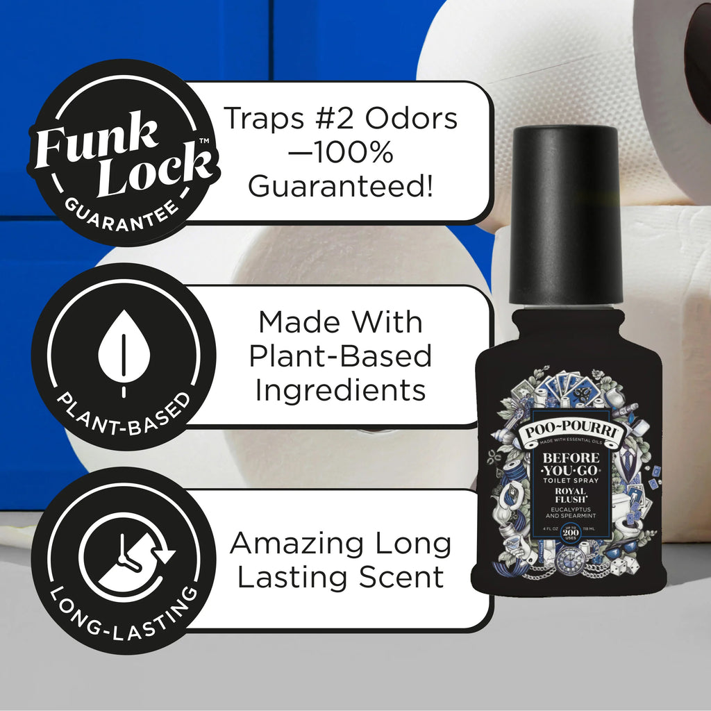 Poo Pourri Royal Flush Before-You-Go Bathroom Spray