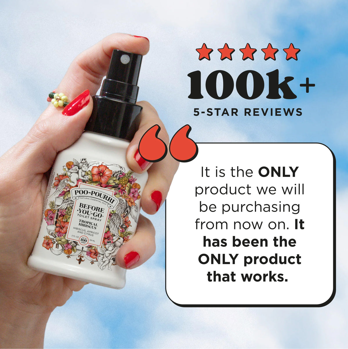 Poo Pourri Tropical Hibiscus Before-You-Go Toilet Spray