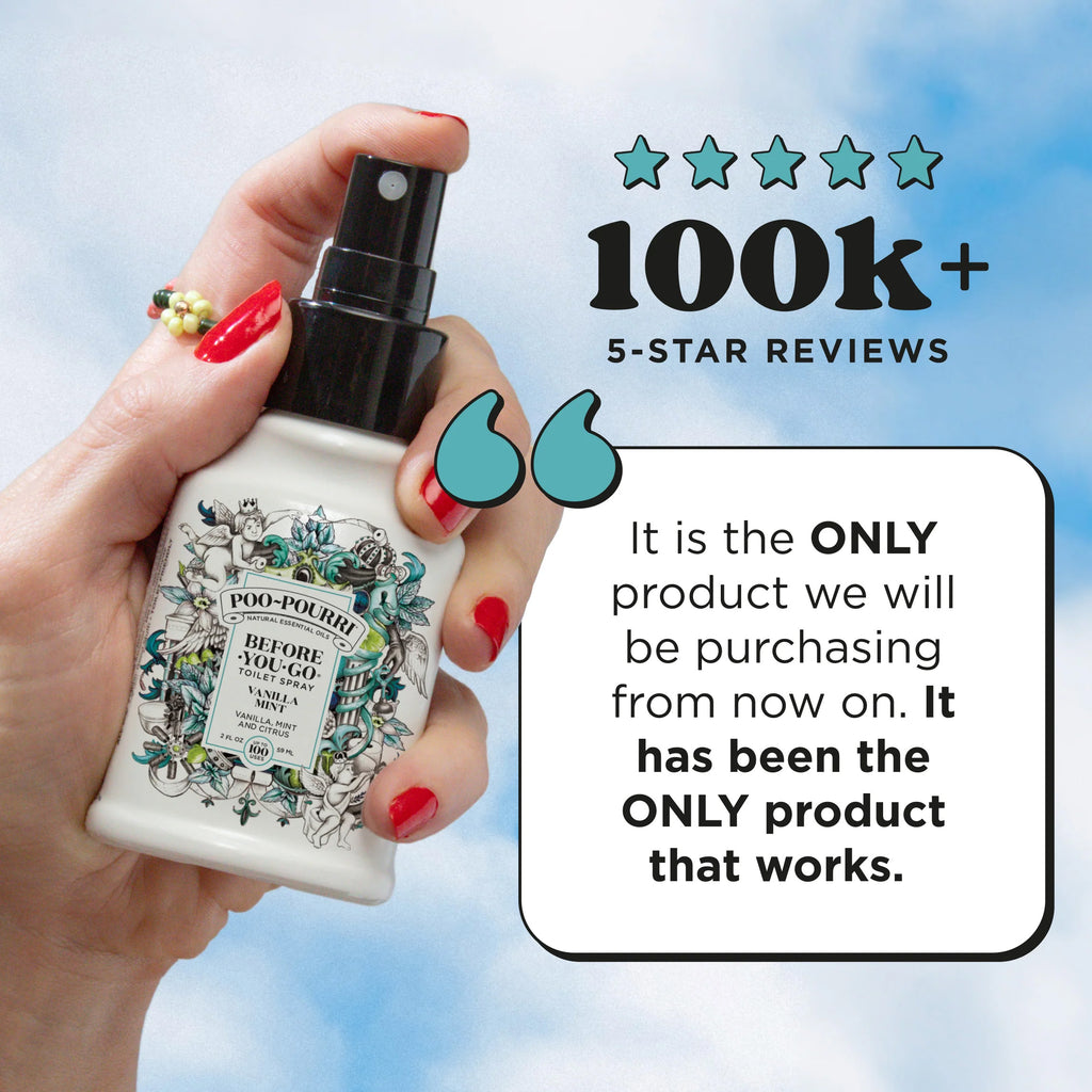 Poo Pourri Vanilla Mint Before-You-Go Bathroom Spray