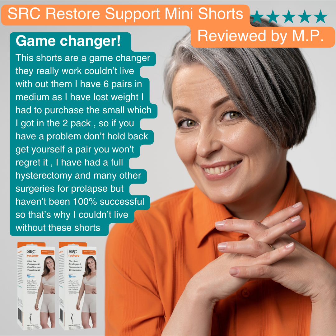 SRC Health Restore Incontinence and Prolapse Compression Support Shorts