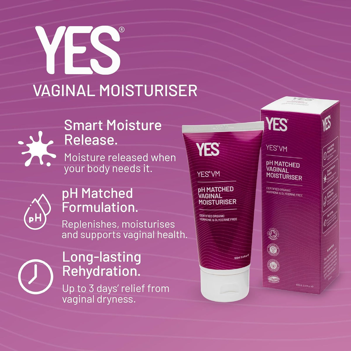 YES® VM - pH Matched Natural Vaginal Moisturiser