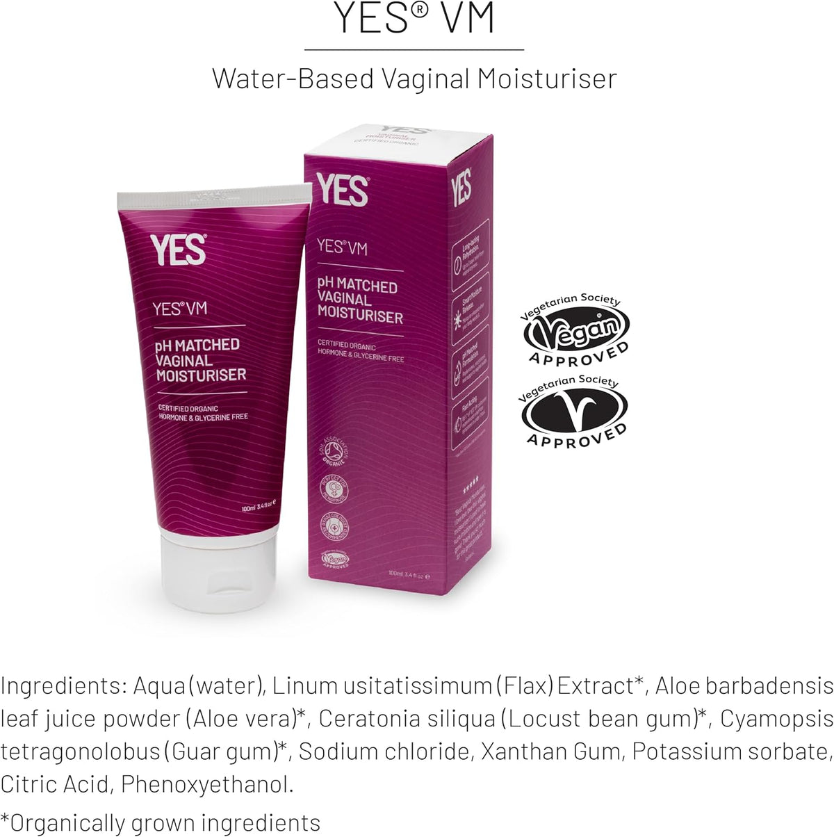 YES® VM - pH Matched Natural Vaginal Moisturiser