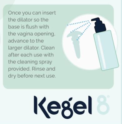 Kegel8 Dilator Gel & Antibacterial Spray