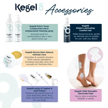 Kegel8 Pelvic Toner Conductivity Gel & Care Pack
