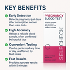 SELFCheck Pregnancy Blood Test