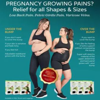 SRC Health Pregnancy Mini Over the Bump Shorts