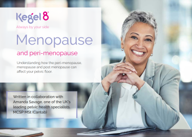 Cover of the free Kegel8 e-book about menopause