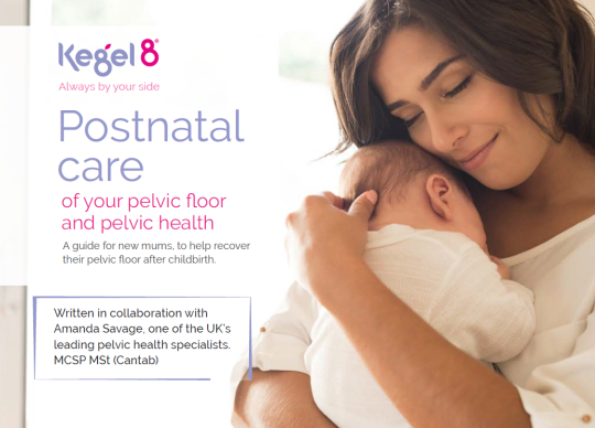 Cover of the free Kegel8 e-book about postnatal recovery
