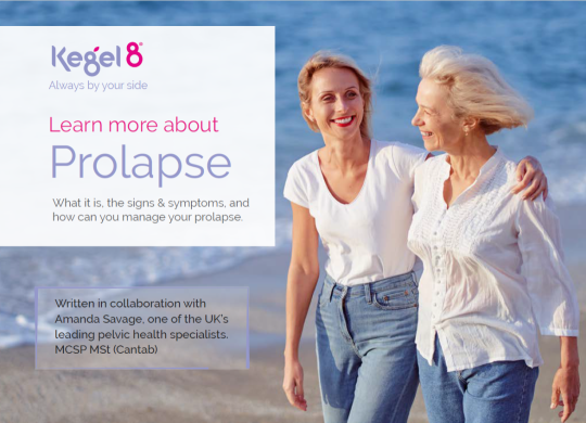 Cover of the free Kegel8 Learn more about Prolapse e-book