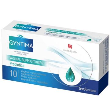 GYNTIMA Probiotic Vaginal Suppositories - Probiotica 
