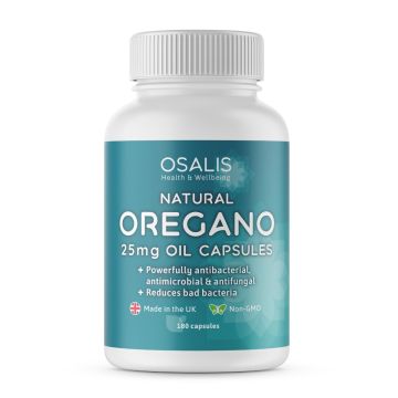 Osalis Natural Oregano Oil Capsules 25mg Supplement