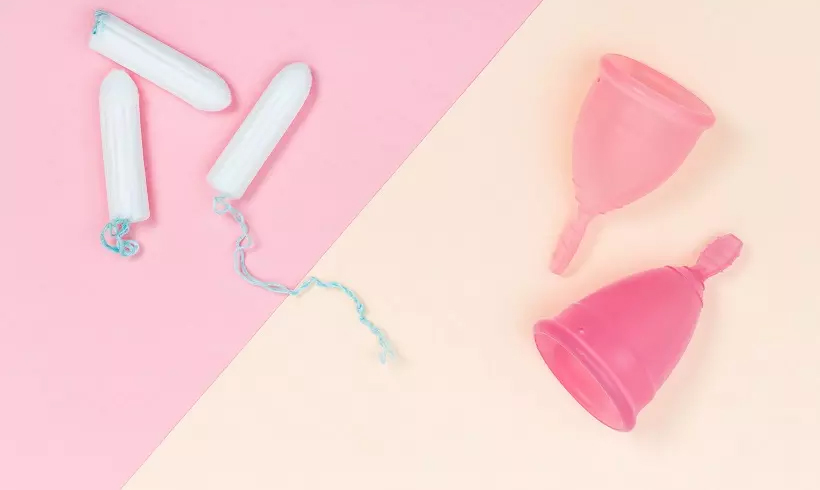 Menstrual Cup from Kegel8 with easy removal design, this easy to fold, insert & remove period cup is a winner.