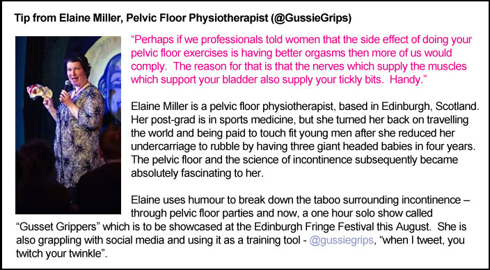 Elaine Miller Gusset Grippers #pelvicmafia